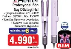 HEİFER PROFESYONEL FÖN SAÇ DÜZLEŞTİRİCİ